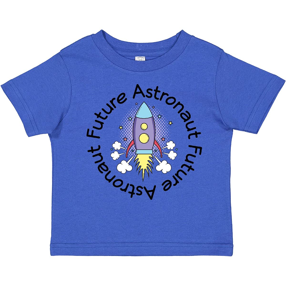 Inktastic Future Astronaut Space Rocket Toddler T-Shirt - Cute Space-Themed Tee for Boys & Girls - Perfect for Preschool, Birthday Parties & Space Enthusiasts