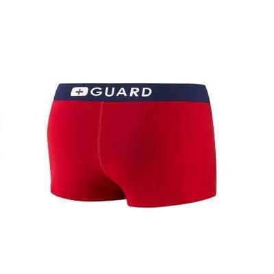 Speedo Guard Swim Shorts for Men - Quick-Dry, Comfortable & Durable Red Swimming Trunks for Pool, Beach & Water Sports