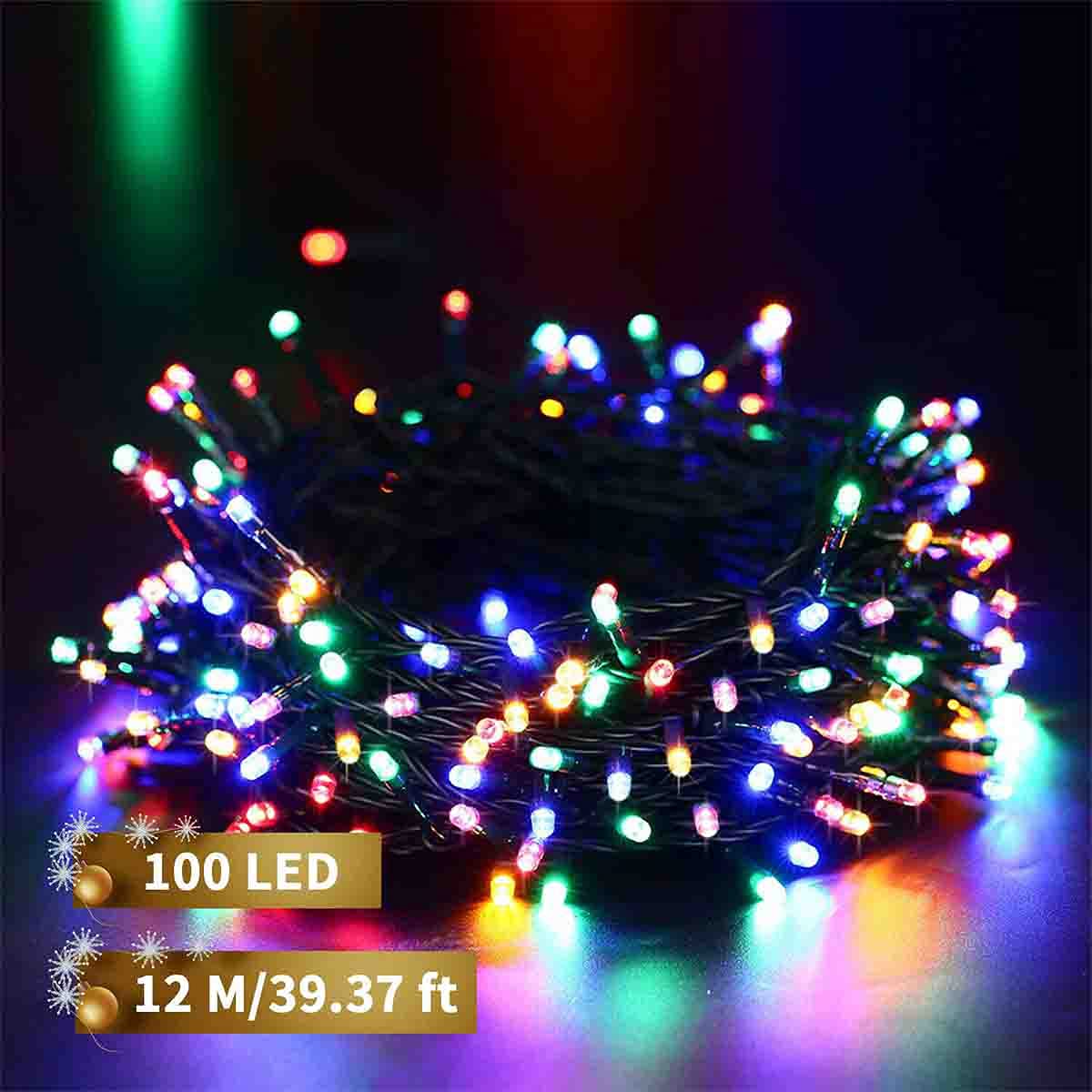 100 LED Solar String Lights Outdoor Waterproof - Solar Powered Fairy Lights for Garden, Patio, Party, Christmas, Wedding Decor | Romantic Ambiance Lighting for Backyard, Balcony & Special Events