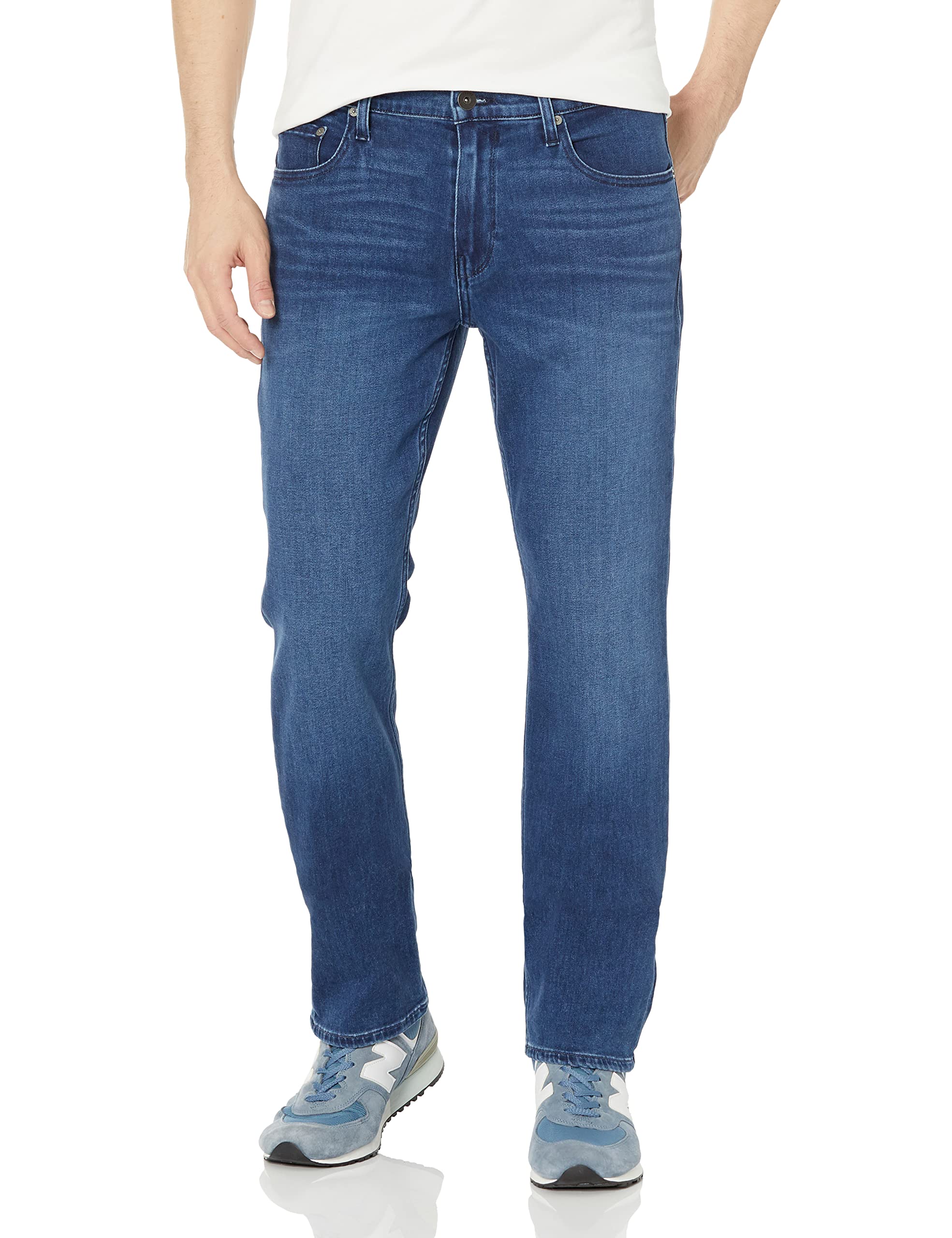 PAIGE Men's Normandie Straight Leg Jeans - Classic Denim Pants for Casual & Business Wear | Comfortable & Stylish for Everyday Outfits