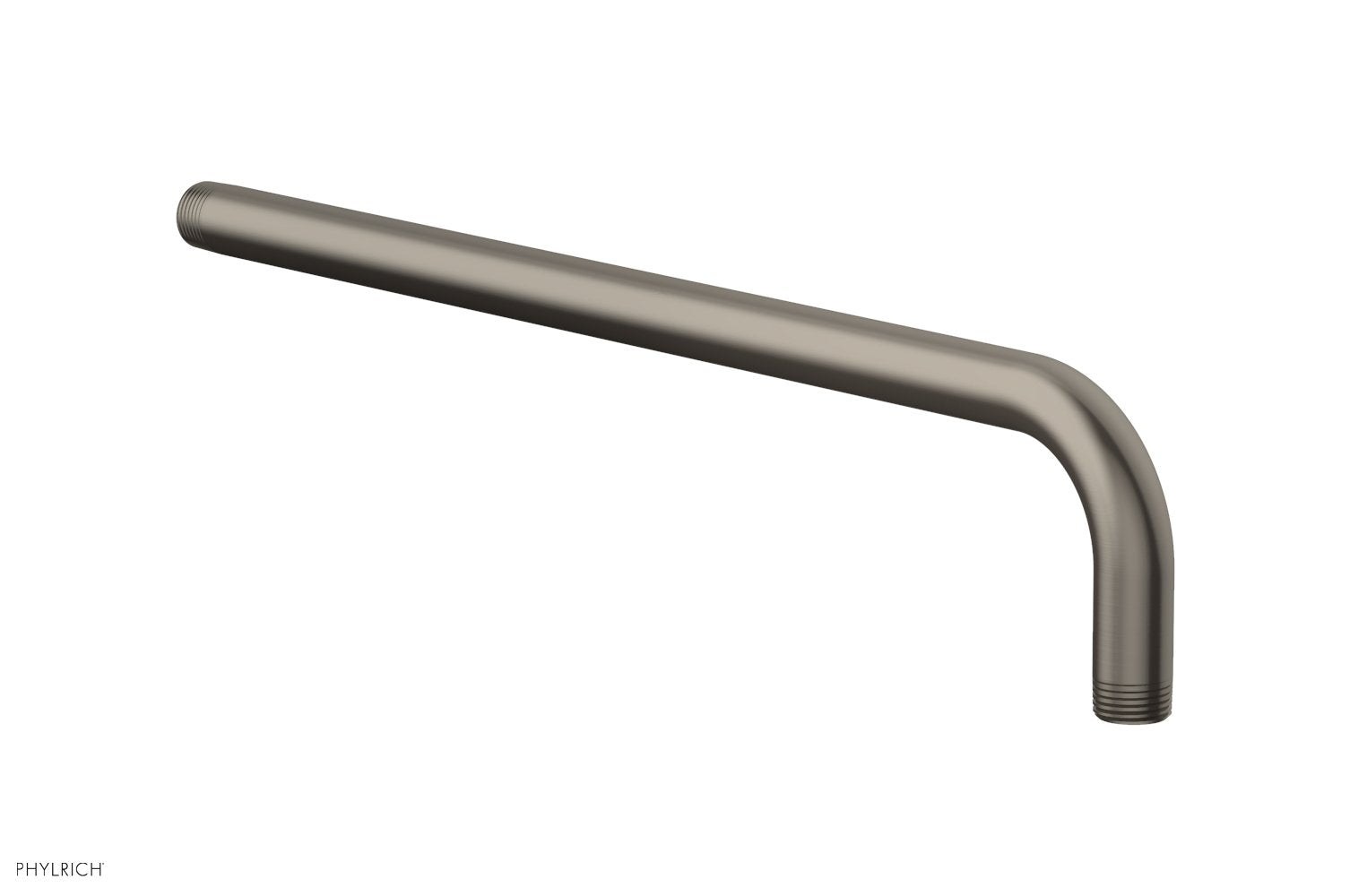 90 Degree Angle 16-Inch Shower Arm - Adjustable Chrome-Plated Brass Shower Pipe for Bathroom Renovation & Modern Shower Installation
