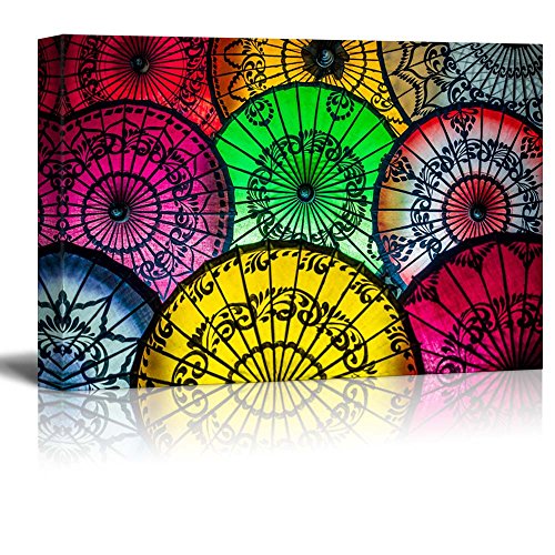 48. Colorful Asian Umbrellas