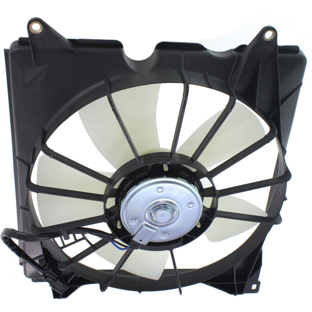 Denso A/C Radiator Fan Assembly Driver Side for 2013-2016 Honda Accord Sedan L4 & Coupe EX/EX-L/Touring Models - Compatible with HO3115162, 19020RWKJ01, 190305A2A01, 190155A2A01 - Perfect for AC System Repair & Cooling Performance Enhancement