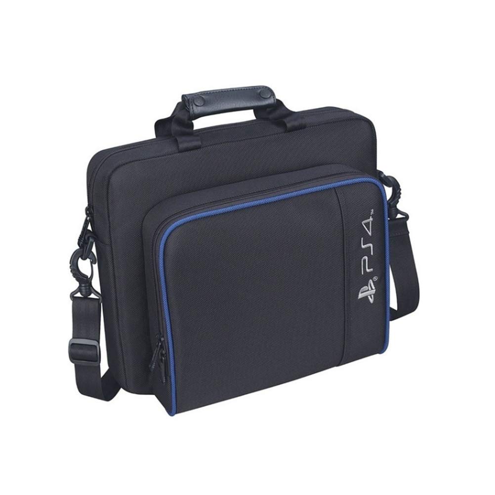 Premium PS4/PS4 Pro/Slim Console Carrying Case - Waterproof Protective Shoulder Bag with Padded Interior for PlayStation 4 Game System Storage & Travel - Perfect for Gaming Parties, Commuting, and Secure Transport