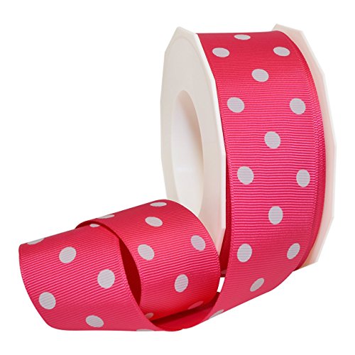 Shocking Pink (White Dots)