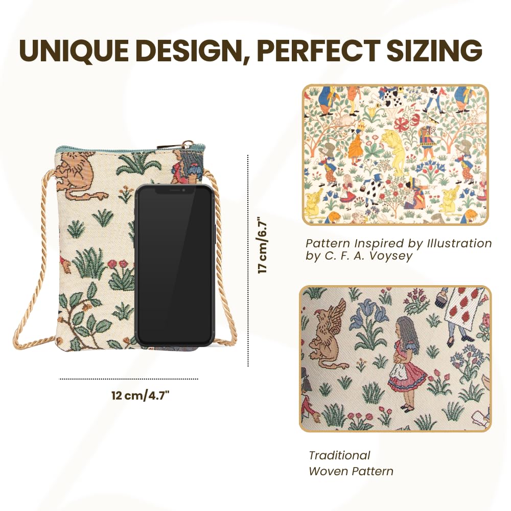 Signare Mini Crossbody Phone Bag for Women - Stylish Small Purse for iPhone, Samsung & Smartphones - Perfect for Travel, Shopping & Everyday Use