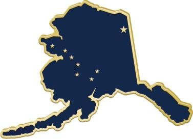 Alaska State Flag Lapel Pins - Official Shape of Alaska Enamel Pins for Collectors, Gifts & Patriotic Events | Perfect for Graduations, Political Campaigns & State Pride Accessories