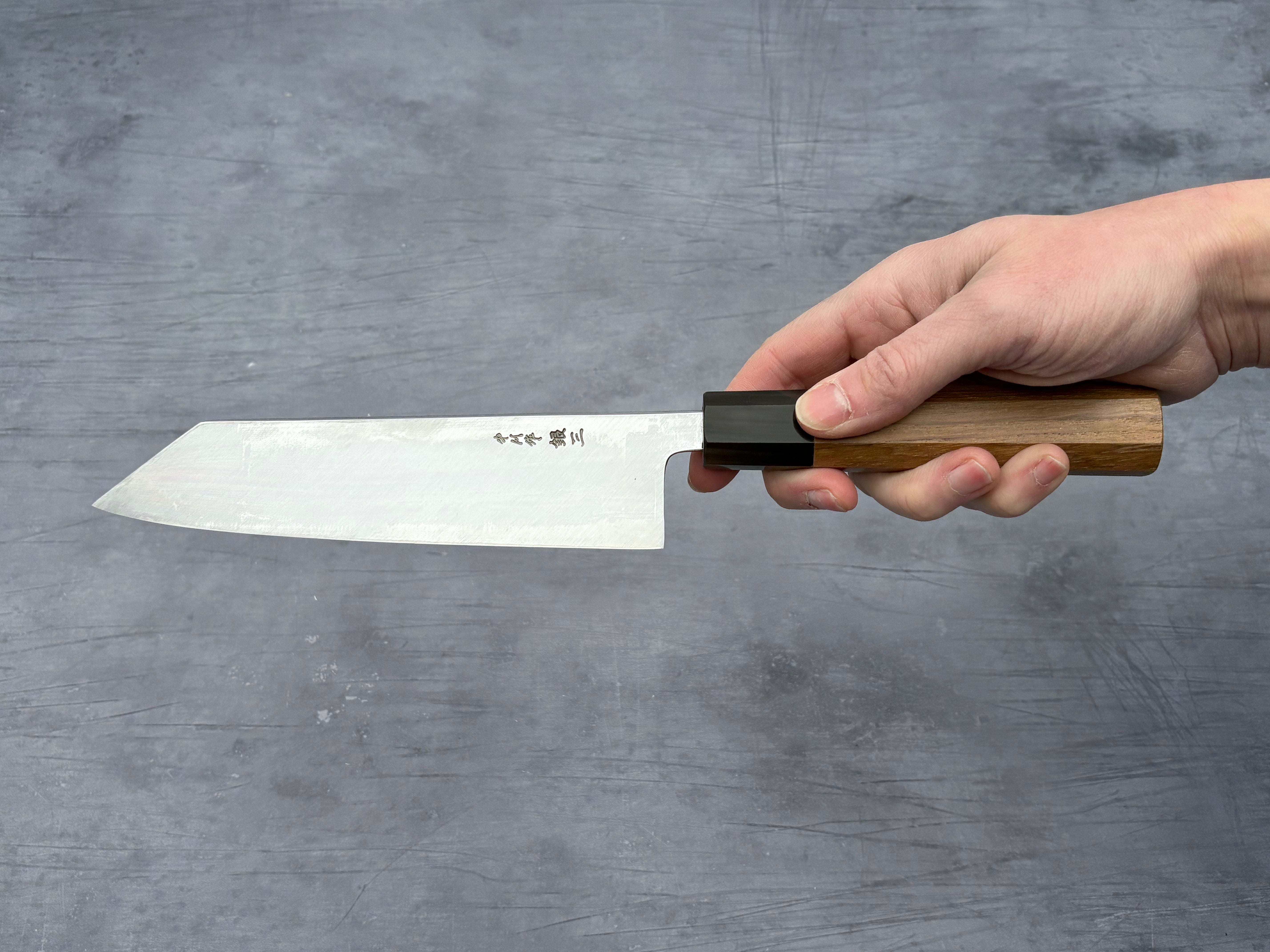 Premium Satoshi Nakagawa Silver 3 Kiritsuke Deba Knife 180mm - Japanese Chef Knife for Sushi, Fish Filleting & Precision Cutting - Professional Kitchen & Home Cooking Essential