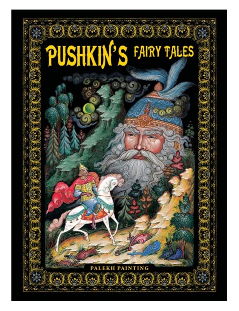 Pushkin's Fairy Tales Illustrated with Palekh Painting - Classic Russian Literature for Kids & Adults - Perfect for Bedtime Stories & Collectors