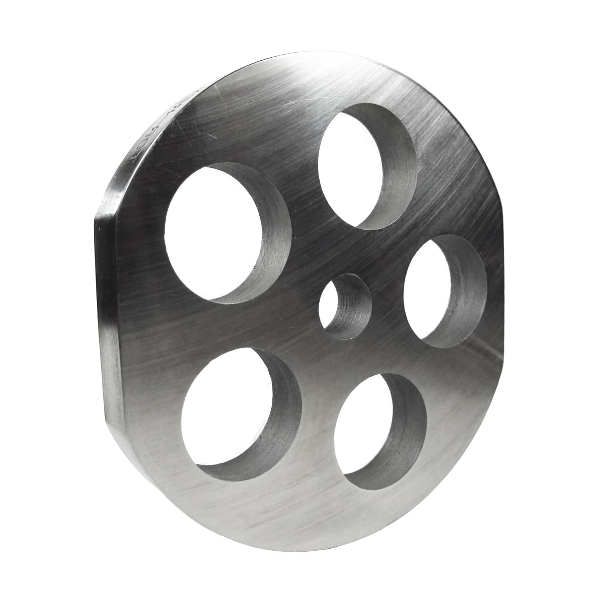 #32 Grinder Plate with 2 Flat Edges for Butcher Boy Meat Grinders - 1