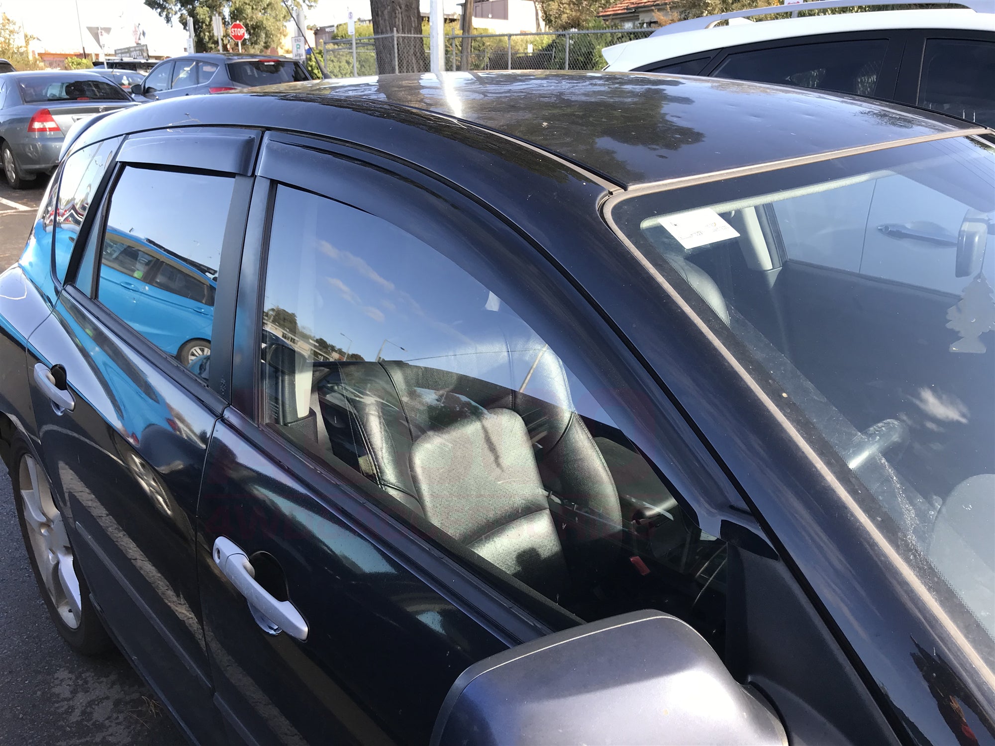Weather Shields for Mazda 3 BK Series Hatchback 5-Door 2004-2009 - Rain Guards & Window Deflectors for All-Weather Protection & Style