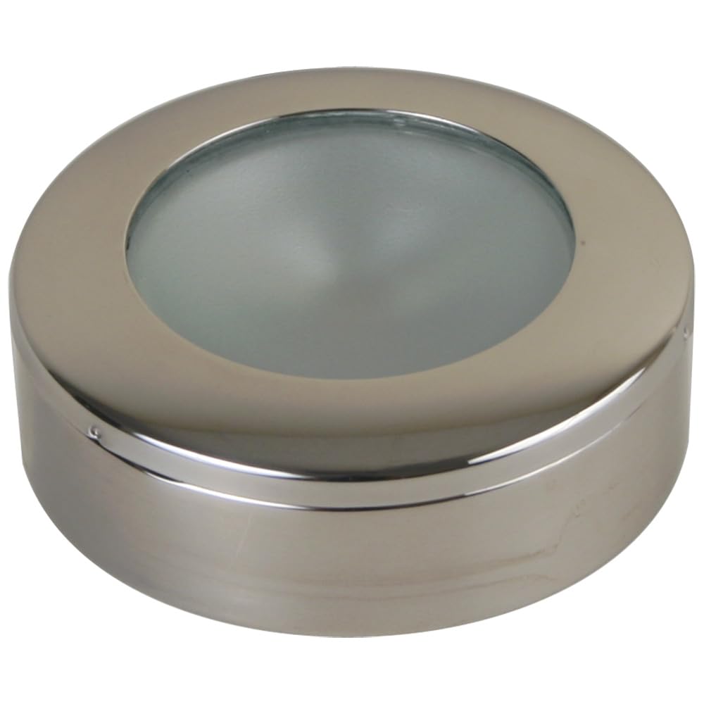 Scandvik A3 Downlight - Surface/Flush Mount Stainless Steel - Modern Recessed Lighting for Kitchen, Bathroom & Commercial Spaces