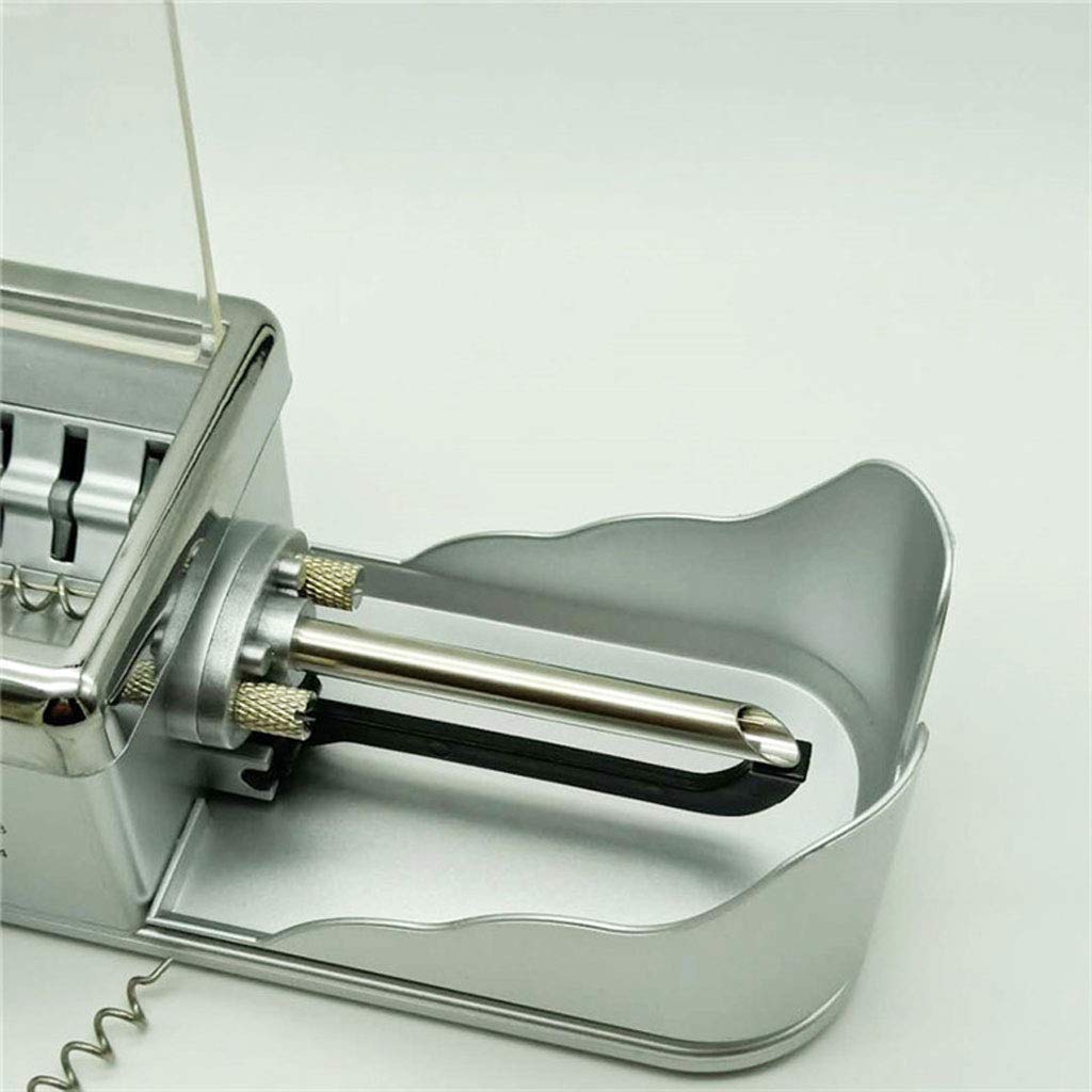Electric Automatic Cigarette Rolling Machine - Stainless Steel DIY Tobacco Injector for Handmade Cigarettes | Perfect for Home Use, Travel & Smoking Enthusiasts