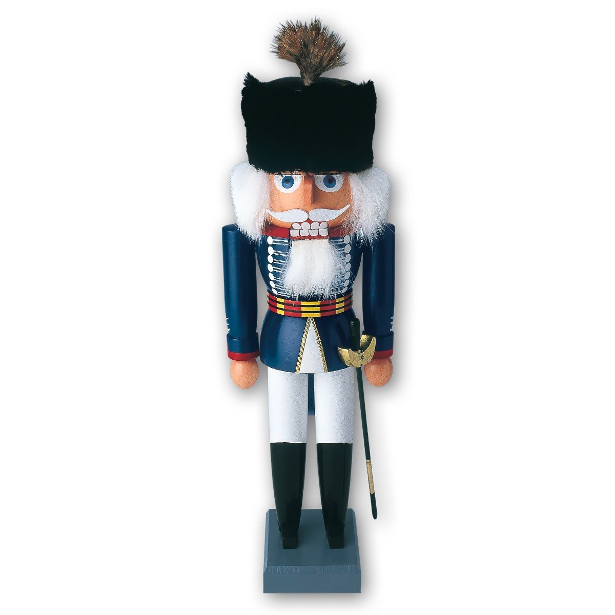 British Hussar Nutcracker - 26cm Handcrafted Wooden Christmas Decoration, Multicolor Holiday Ornament for Home & Tree Decor | Perfect for Christmas, Festive Parties & Gift Giving