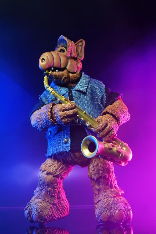 NECA ALF Ultimate Born to Rock Action Figure - Collectible 80s TV Show Character Toy for Display & Play - Perfect for Nostalgic Fans & Pop Culture Collectors