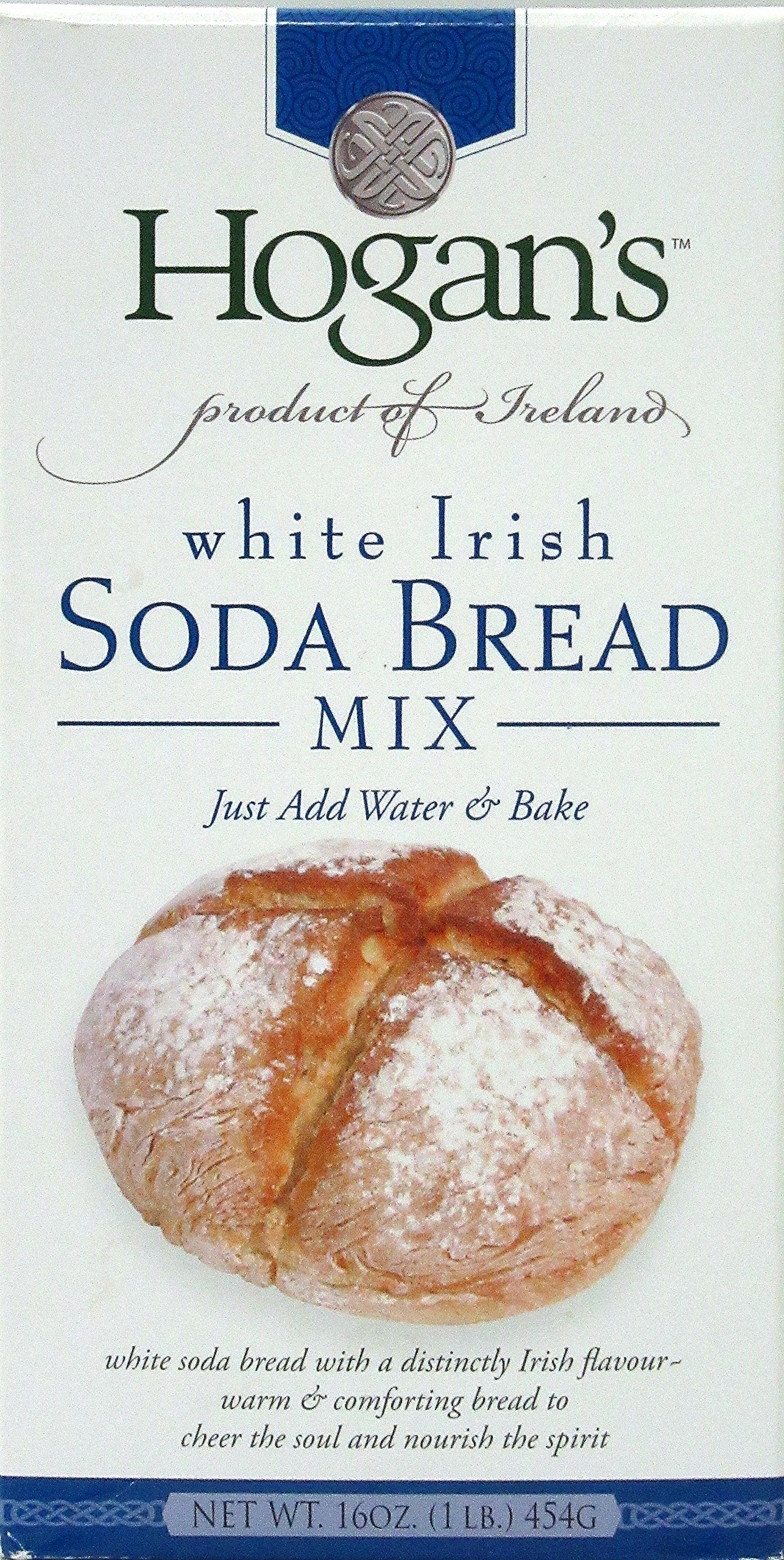 Hogan's Authentic White Irish Soda Bread Mix - 1 Pound Bag | Traditional Homemade Baking Mix for St. Patrick's Day, Breakfast & Family Gatherings
