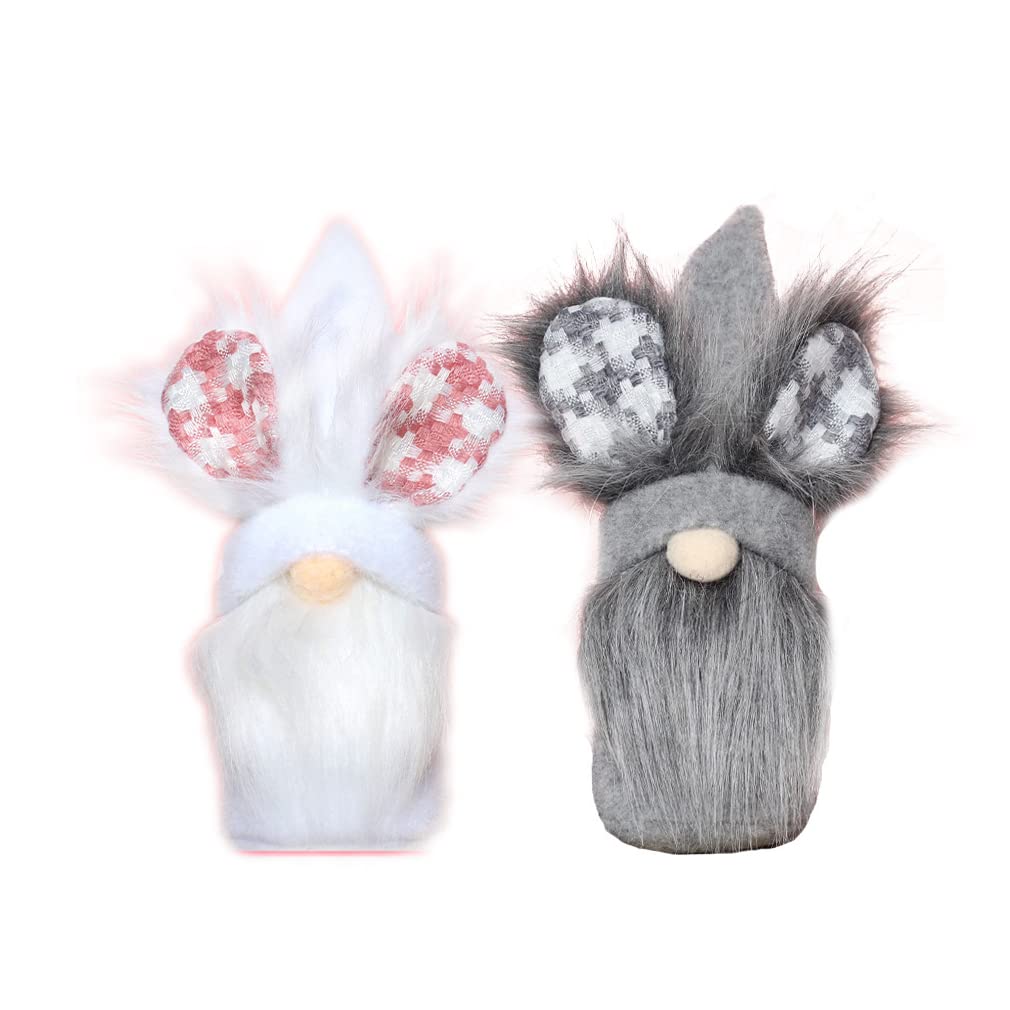 Handmade Swedish Easter Bunny Gnome Plush Doll - Cute Faceless Dwarf Rabbit Stuffed Animal for Easter Decorations 2023 | Perfect for Home Décor, Easter Gifts, and Spring Festival Party Ornaments | Great for Living Room, Nursery, and Easter Basket Stuffers