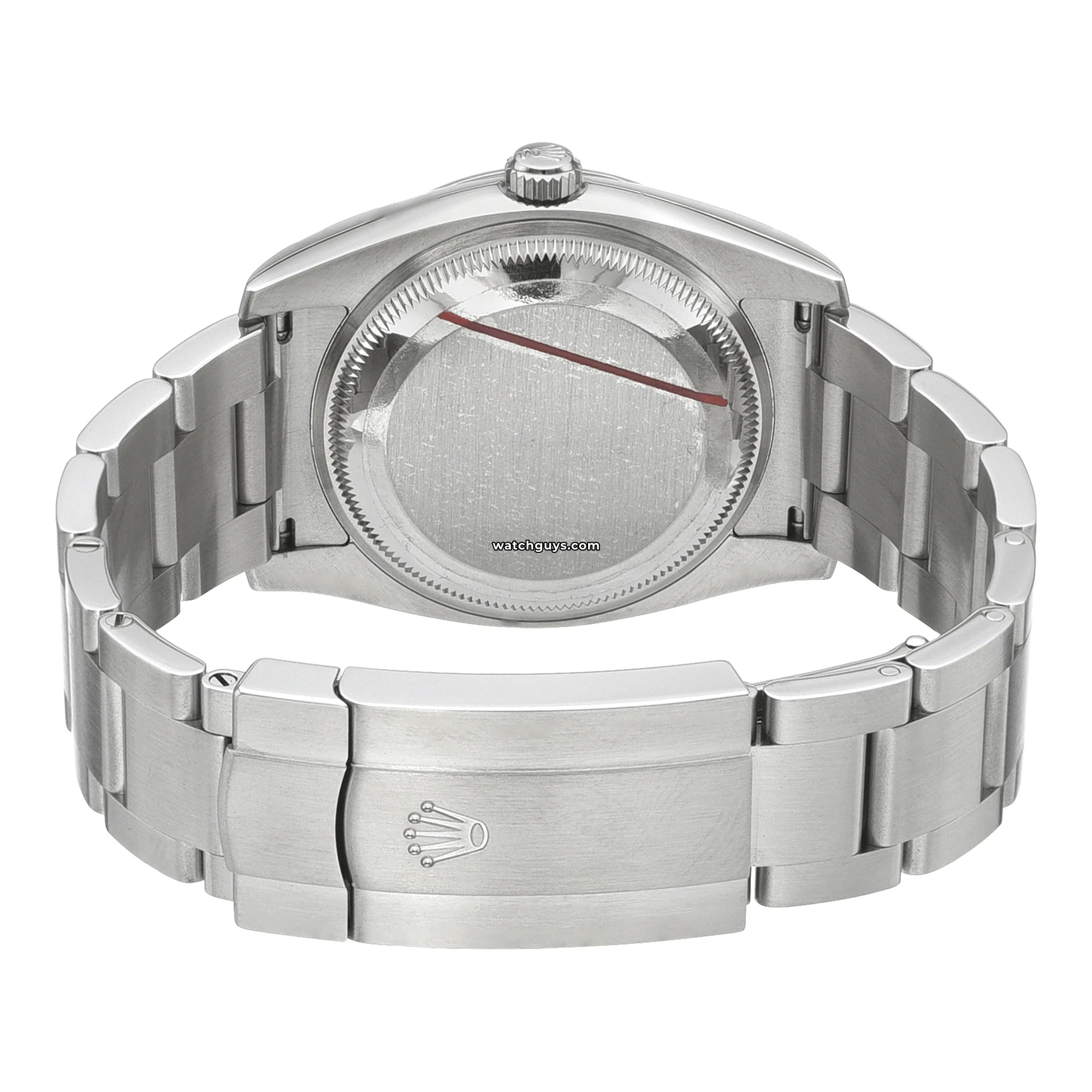 Authentic Rolex Oyster Perpetual 114200 Silver Dial Stainless Steel Watch - Luxury Timepiece for Men, Perfect for Business Meetings & Formal Events