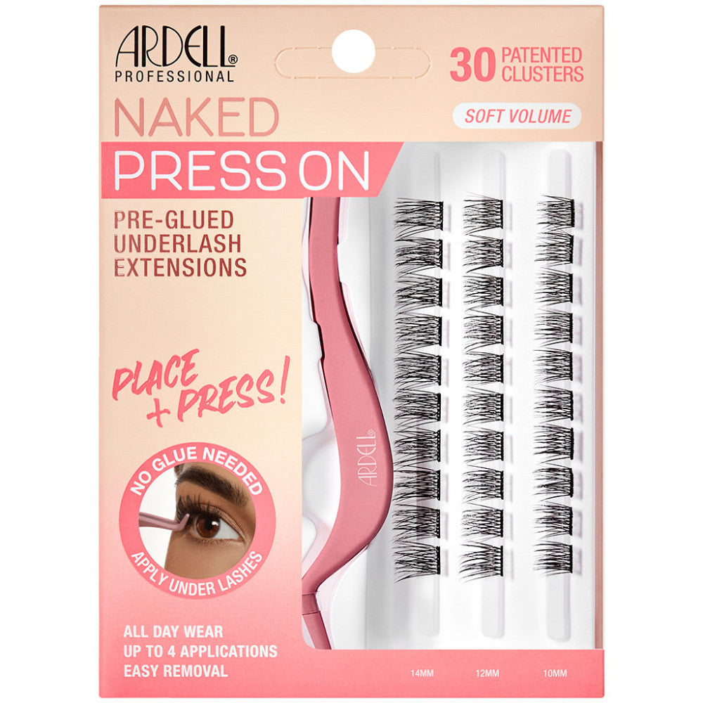 Ardell Naked Press-On Nails - Soft Volume False Nails for Natural Look | Easy to Apply & Reusable | Perfect for Parties, Weddings, and Everyday Wear