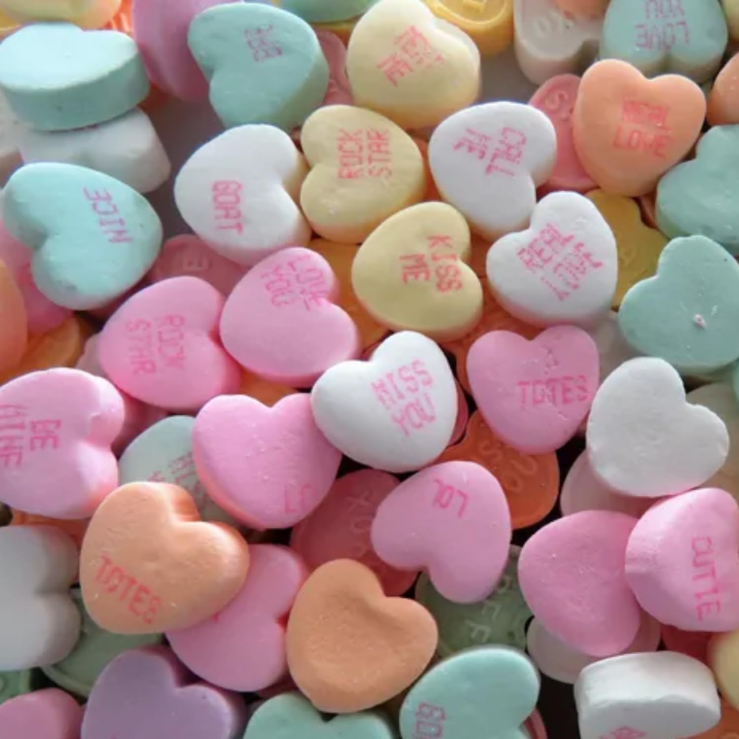 Sweet & Fun Conversation Hearts Candy - 5 Pound Bulk Bag for Valentine's Day, Parties, and Classroom Treats | Classic Candy Hearts with Romantic Messages