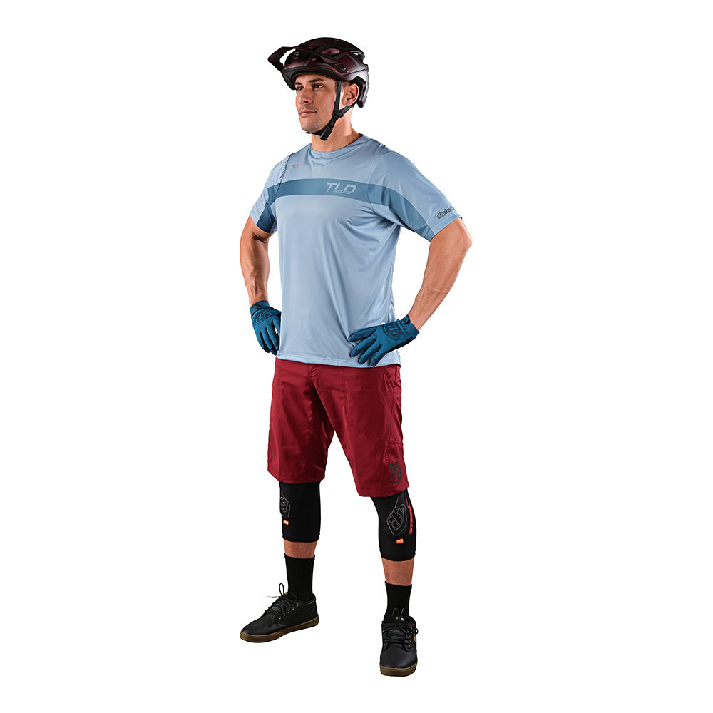 Skyline SS Jersey - Jet Fuel Ice Blue - Men's Performance Baseball Shirt for Training & Games - Comfortable & Breathable Fabric for Sports & Casual Wear