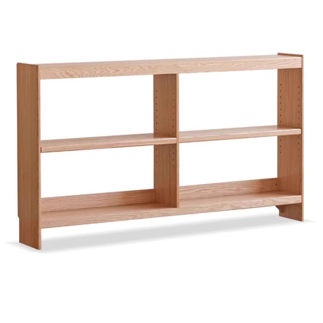 out of stock 59.1x8.7x33.5 inch / 150x22x85 cm / natural wood color / bedside shelf 22cm wide