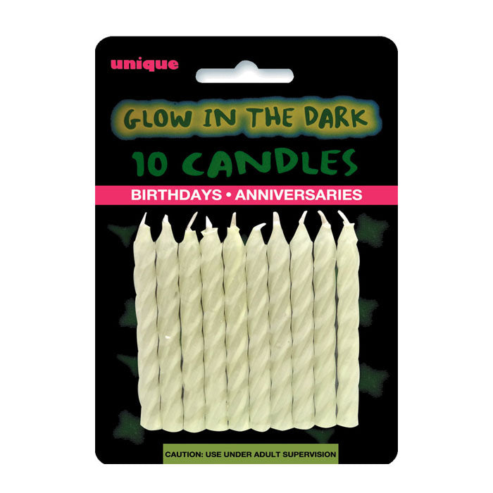 Glow in The Dark Candles - Long Lasting Scented Candles for Home Decor, Romantic Dinners & Relaxation - Perfect for Bedroom, Bathroom & Outdoor Use