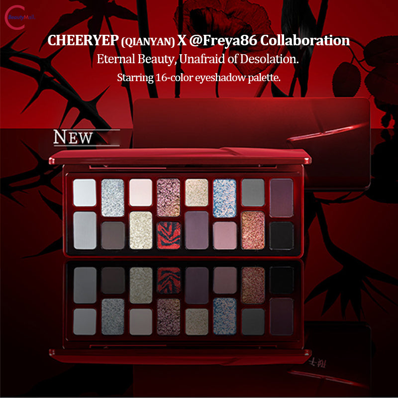 CHEERYEP 16-Color Natural Star Eyeshadow Palette - Long Lasting, Highly Pigmented Makeup for Day & Night Looks - Perfect for Parties, Weddings, and Everyday Wear