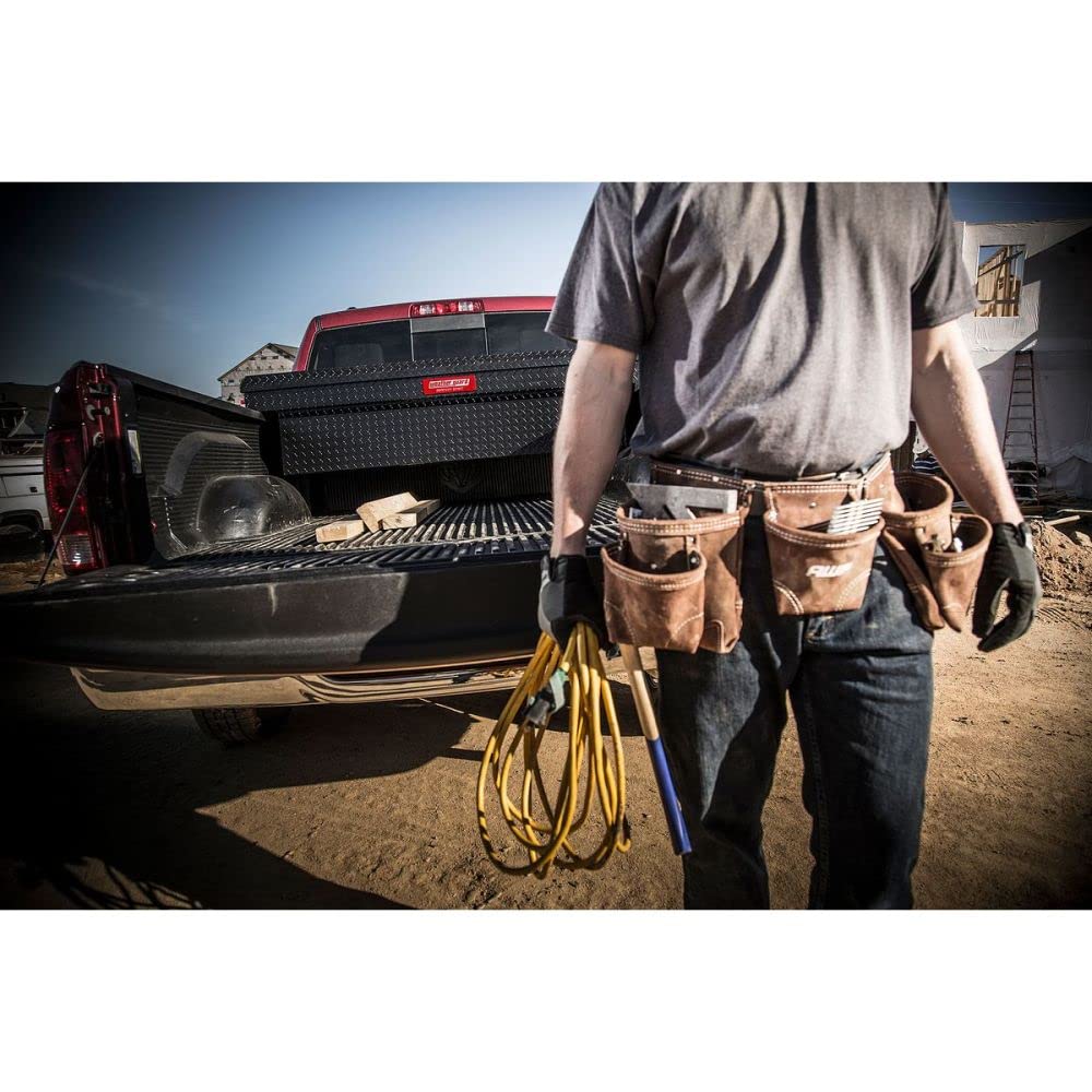 Weather Guard 3003025301 Heavy Duty Aluminum Truck Tool Box - Secure Storage for Tools & Equipment | Perfect for Pickup Trucks, Work Sites & Outdoor Adventures
