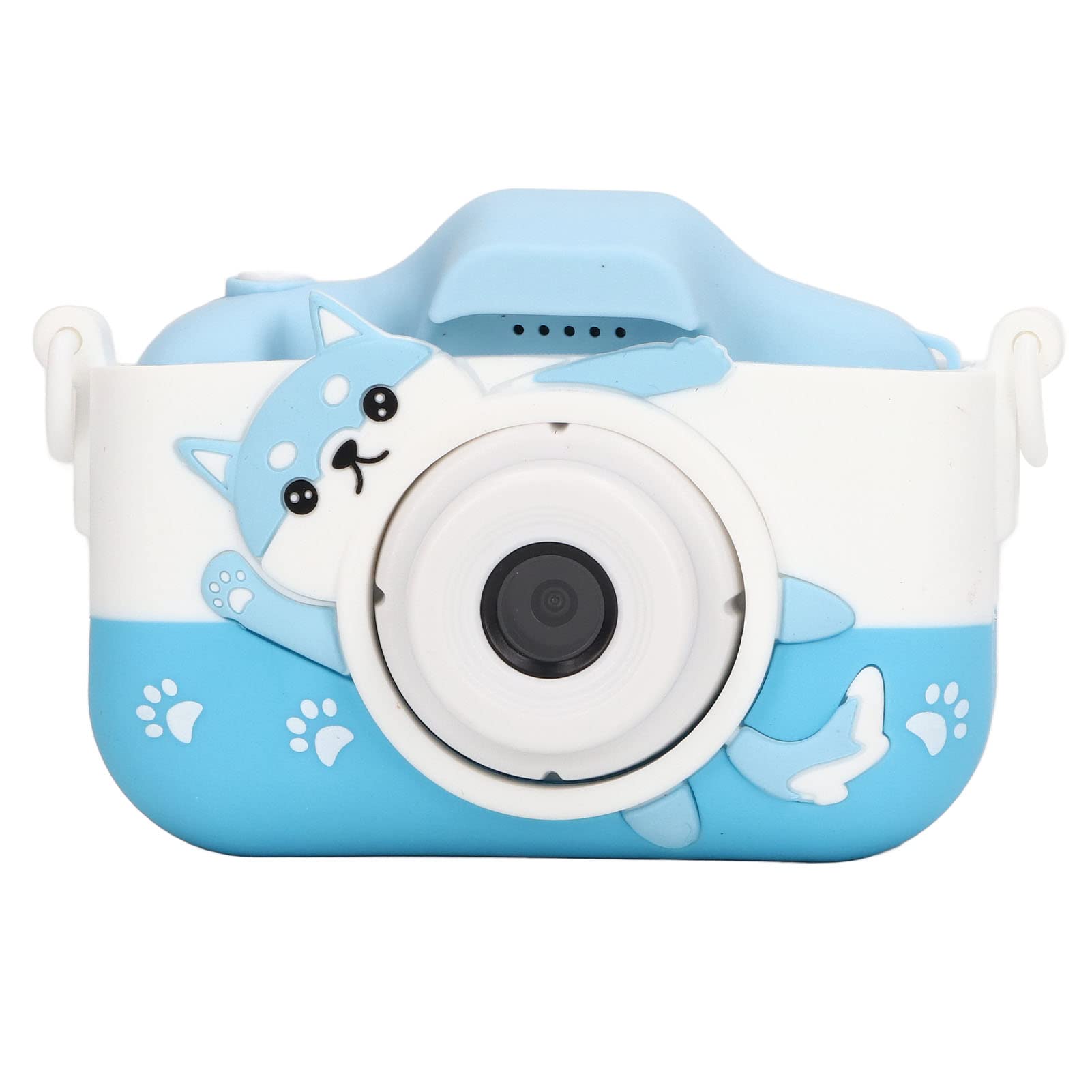 Upgrade HD Digital Camera for Toddlers & Kids - Children's Selfie Video Camcorder with Dual Lens, Built-in Games & Fun Filters | Perfect for Birthday Gifts, Travel Adventures & Creative Play | Blue Cute Cartoon Mini Camera (Model XYZ)