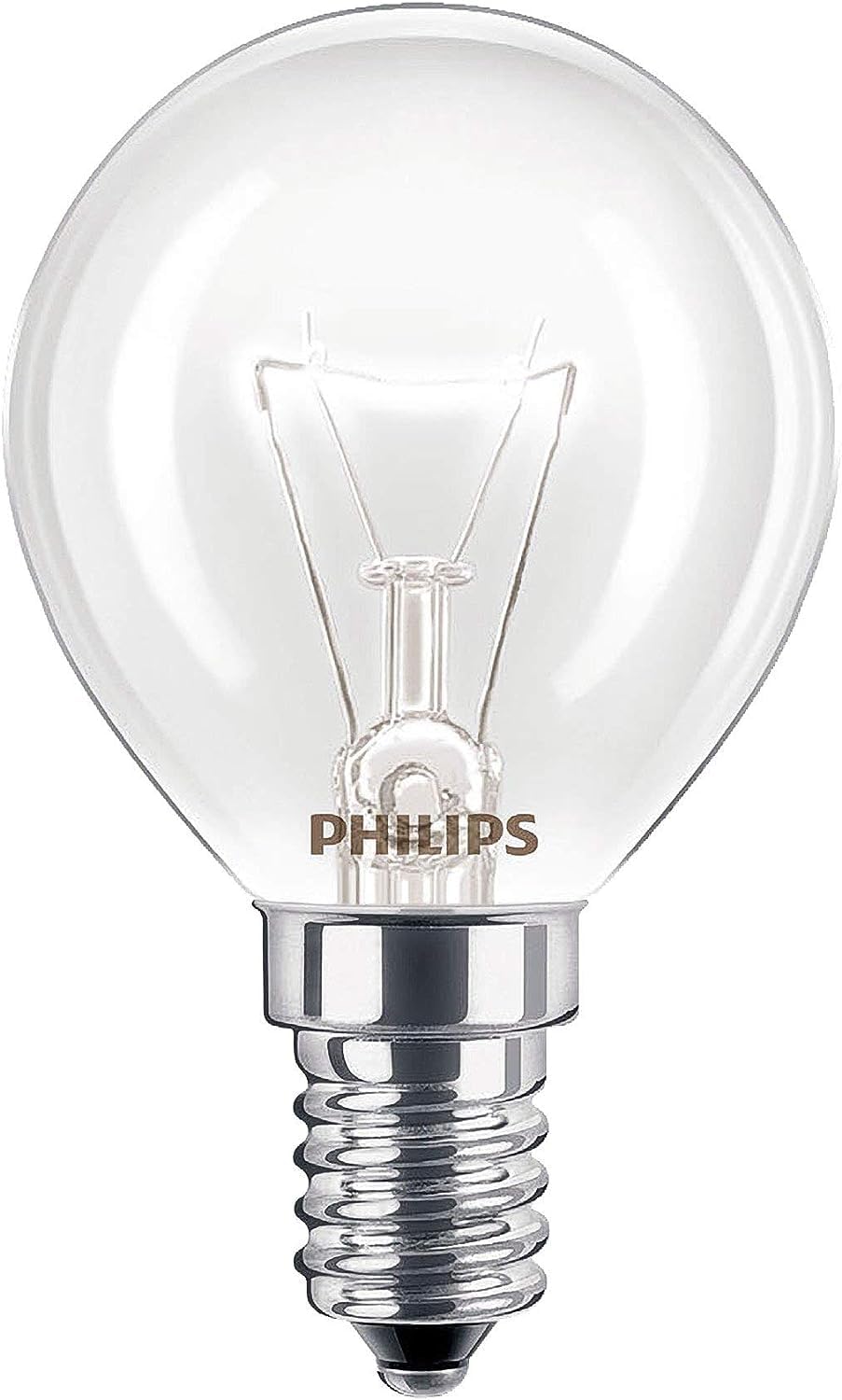 2 Pack Philips 40W SES E14 Small Screw Base Oven Light Bulbs - 300°C Heat Resistant, Gold Finish - Compatible with AEG, Bosch, Siemens, Neff, Hotpoint Ovens - Perfect for Baking, Roasting & Kitchen Lighting