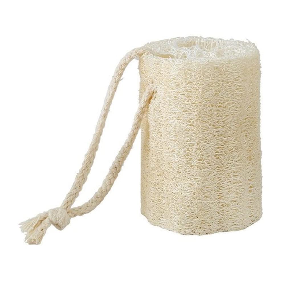 Natural Loofah Sponge for Shower & Dishwashing - Exfoliating Body Scrubber, Back Scrub Towel, Skin Care Bath Accessories (1-Pack) - Perfect for Spa Day, Deep Cleansing & Gentle Exfoliation at Home