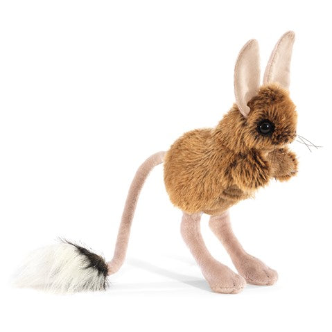 Folkmanis Jerboa Hand Puppet - Realistic Animal Toy for Kids, Storytelling & Educational Play - Perfect for Imaginative Play, Classroom Activities & Gift Giving