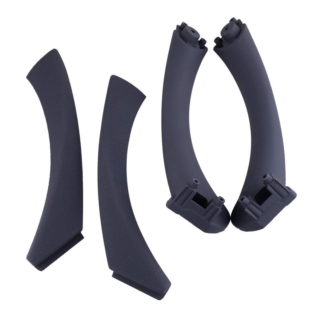 BMW E90 3-Series Sedan & Wagon Inner Door Handle Trim Cover - 4-Piece Replacement Set for Door Panel Repair | Perfect for DIY Car Maintenance & Interior Restoration