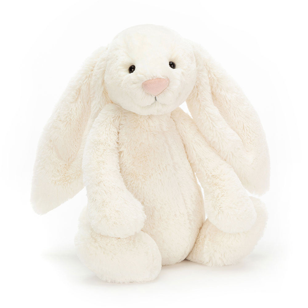 Bashful Cream Bunny Plush Toy - Soft Stuffed Animal for Kids & Collectors | Perfect for Gifts, Nursery Decor, and Cuddling