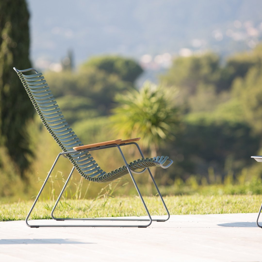 Click Outdoor Lounge Chair - Waterproof & Durable Patio Furniture for Poolside, Garden, and Backyard Relaxation