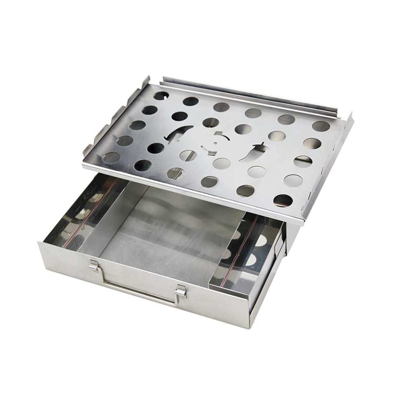 MAN-5GT1 Multi-Function BBQ Grill Topper - Heavy Duty Stainless Steel Cooking Grid for Grilling Vegetables, Meats & Seafood - Perfect for Outdoor Camping, Backyard Parties & Tailgating