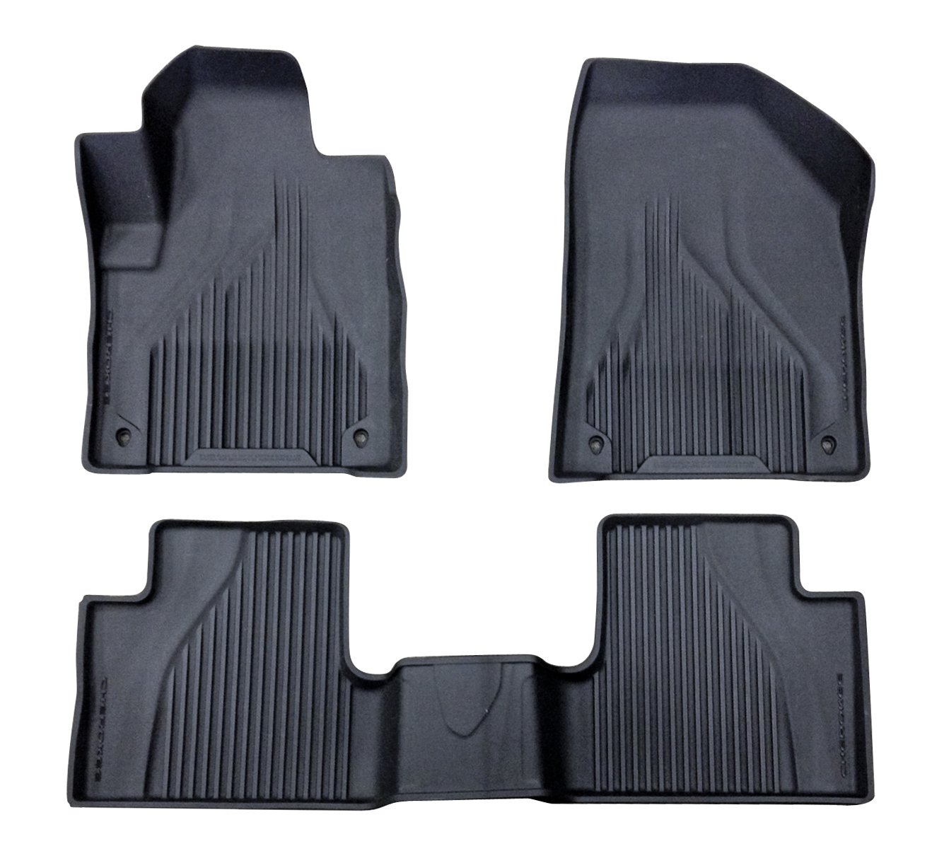 Mopar 82214098AC All Weather Floor Mats for Jeep Wrangler & Gladiator - Heavy Duty Rubber Car Mats for Snow, Mud & Water Protection - Perfect for Off-Roading & Daily Driving