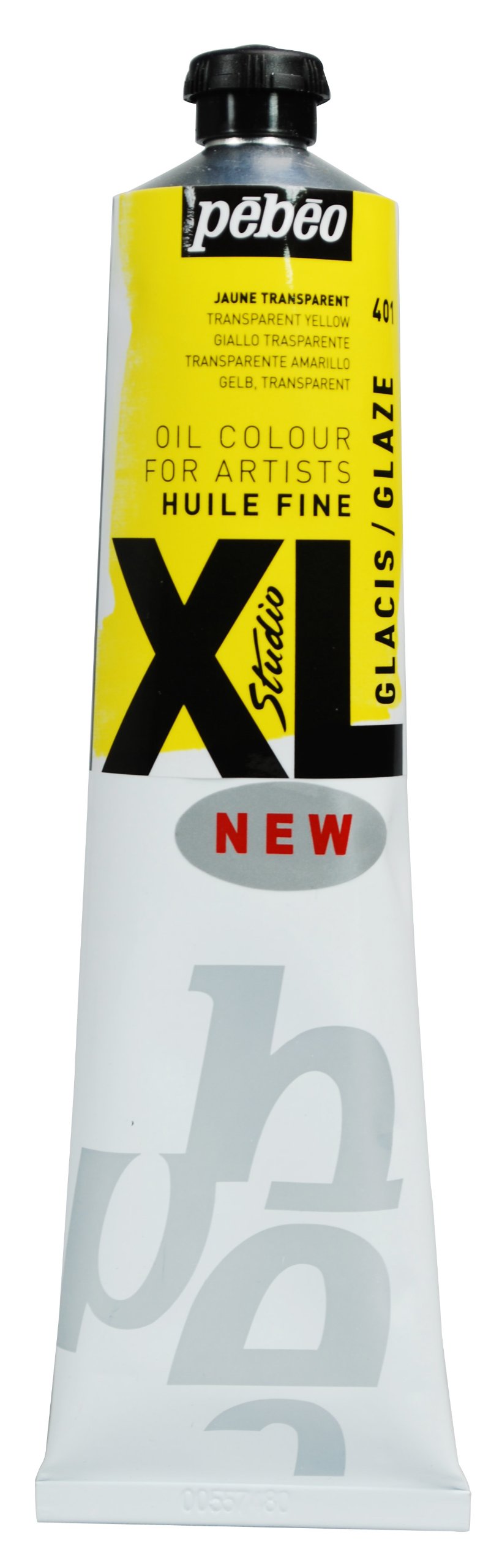 Pébéo Fine Oil XL 180ml - Yellow Oil Glaze for Canvas Painting