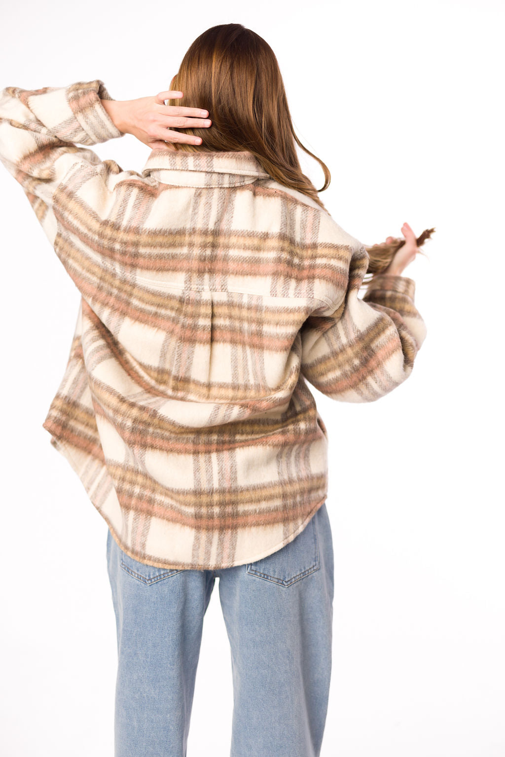 Kingston Flannel Jacket for Men - Soft & Warm Natural Plaid Shirt Jacket - Perfect for Outdoor Camping, Hiking & Casual Wear