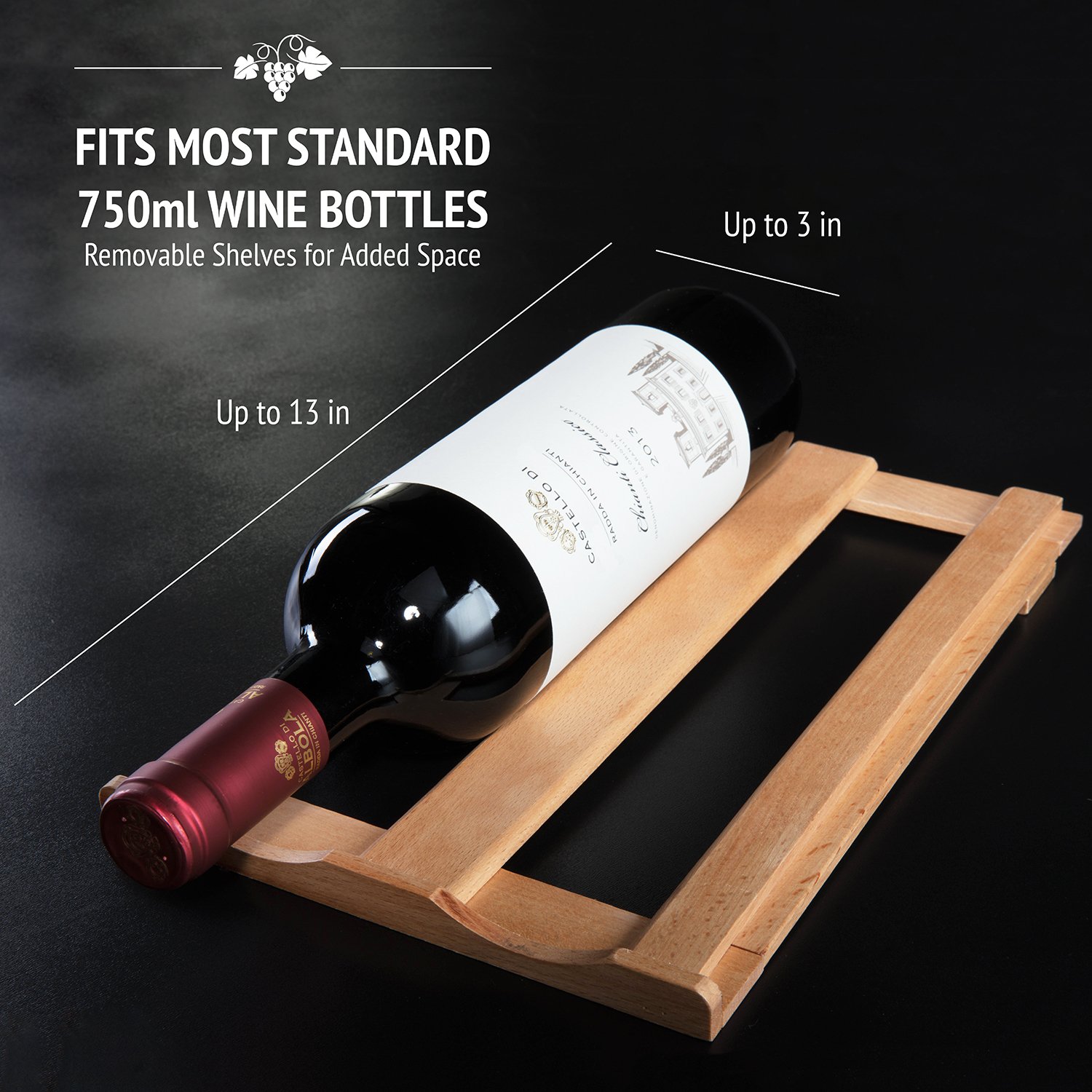 Ivation 8 Bottle Thermoelectric Wine Cooler - Stainless Steel Countertop Wine Fridge with Digital Temperature Control & Smoked Glass Door - Quiet Freestanding Wine Refrigerator for Red & White Wine - Perfect for Kitchen, Bar, Dining Room or Office