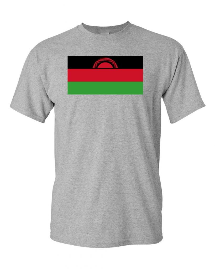 Malawi Country Flag T-Shirt for Adults - Patriotic Cotton Tee for Travel, Sports & Casual Wear