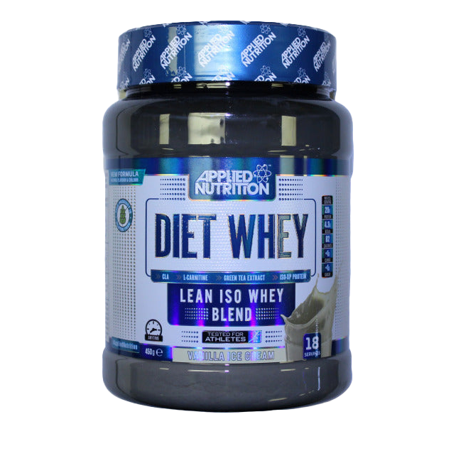 Applied Nutrition Diet Whey Protein Powder - Banana Milkshake Flavor, 450g | Low-Calorie Muscle Recovery & Weight Management | Perfect for Post-Workout Shakes & Healthy Smoothies