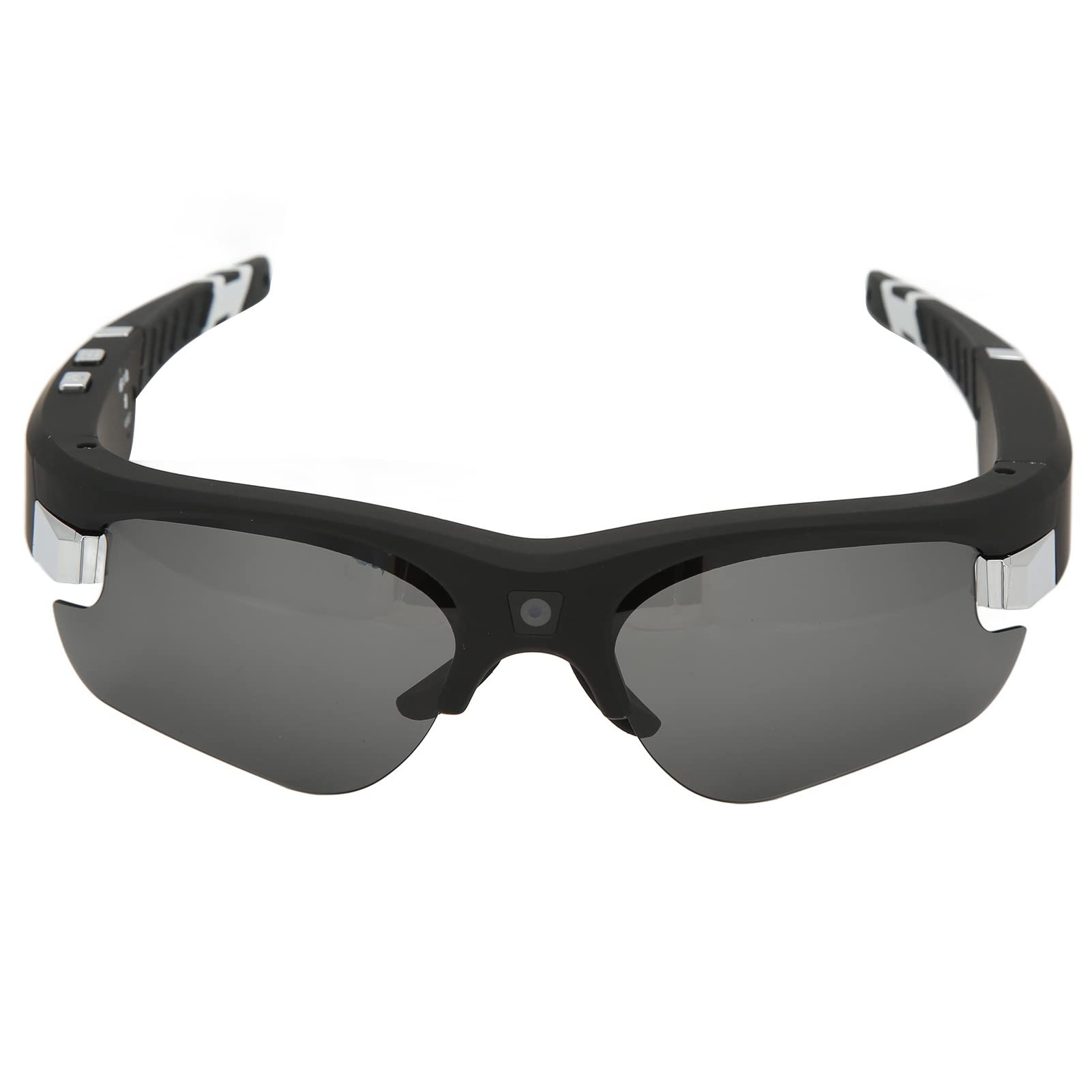 HD 1080P Video Recording Sunglasses with 4 Interchangeable Lenses - Sports Camera Glasses for Cycling, Driving, Hunting & Outdoor Adventures | Hands-Free Action Camera for Vlogging, Travel & Extreme Sports