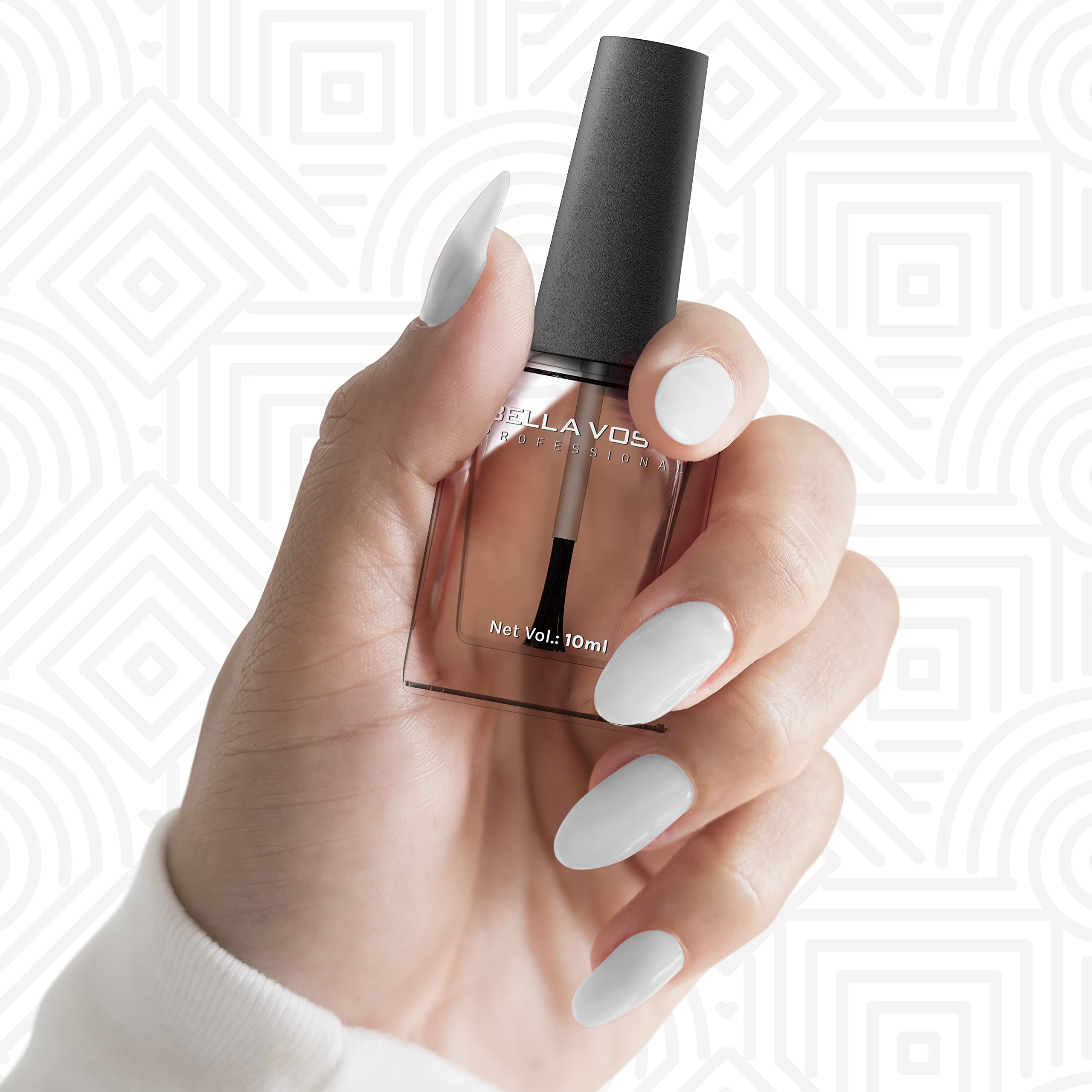 Bella Voste Professional Base & Top Coat for Easy Nail Polish Application - Long-Lasting Shine & Protection for Manicures & Pedicures at Home or Salon