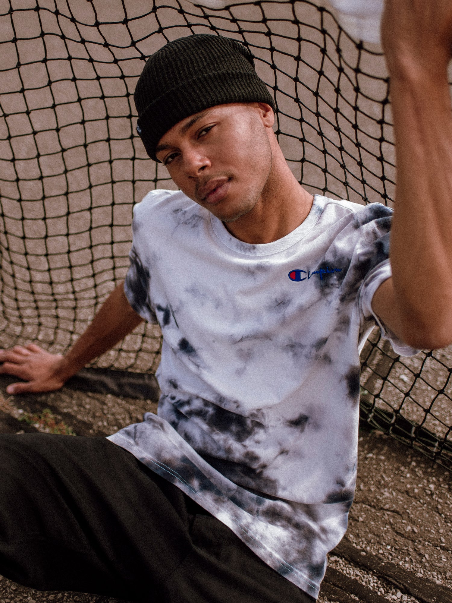 Champion Big Sky Dye Short Sleeve T-Shirt for Men - Soft Cotton Graphic Tee - Casual Streetwear & Gym Wear - Clearance Sale