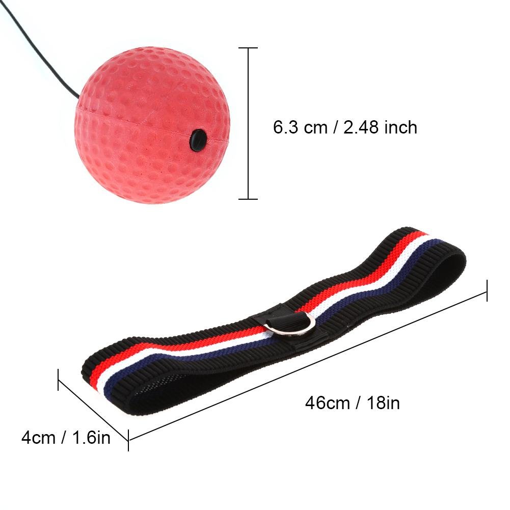 VGEBY Speed Exercise Ball Punching Reflex Training Set - Improve Punch Focus & Boxing Skills for Adults (Red Headband) | Boxing Equipment, MMA Training, Home Workout & Fitness Accessories