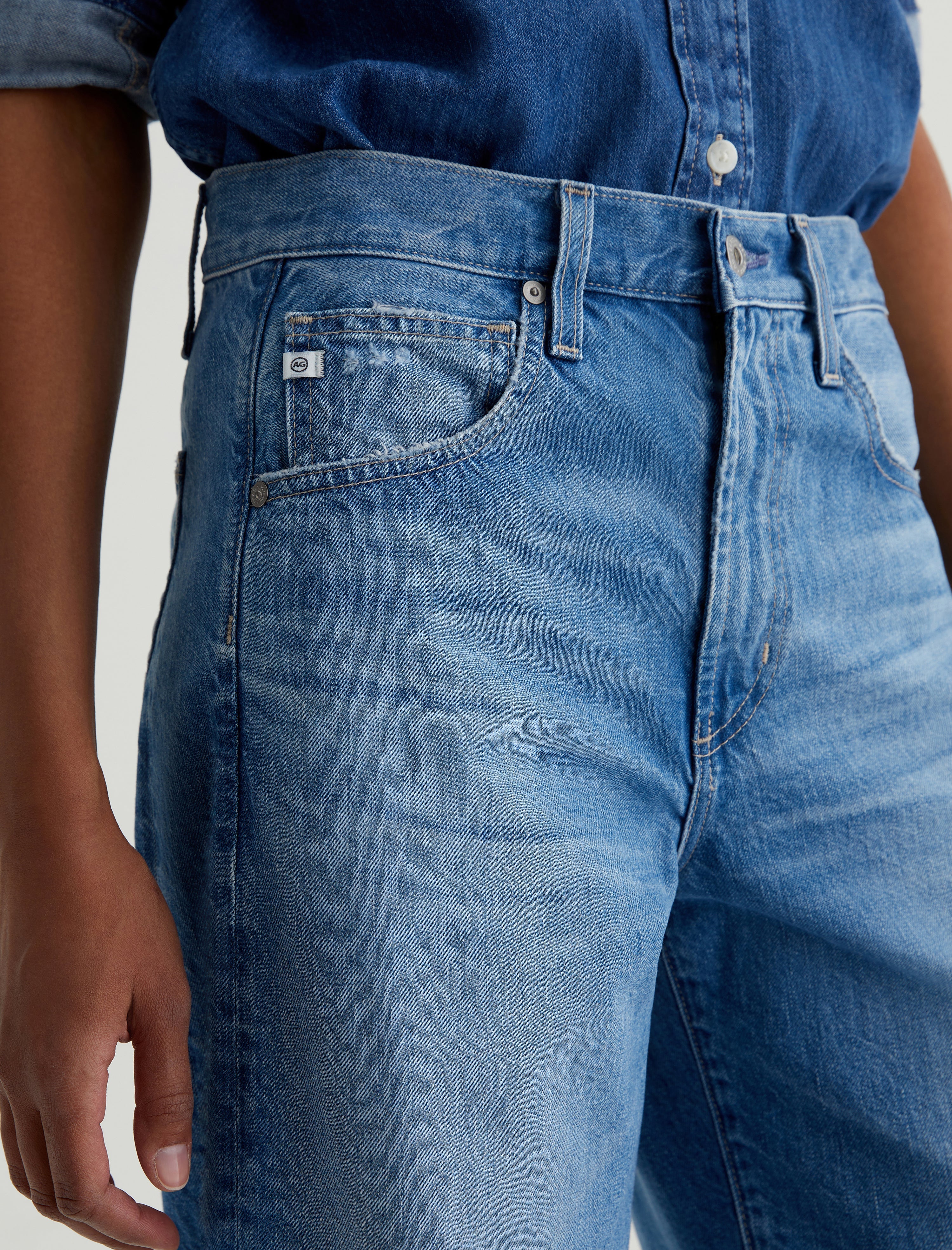 HATIE High Rise Barrel Jeans for Women - Vintage Flashback Denim Pants | Perfect for Casual Wear, Date Nights & Street Style Outfits