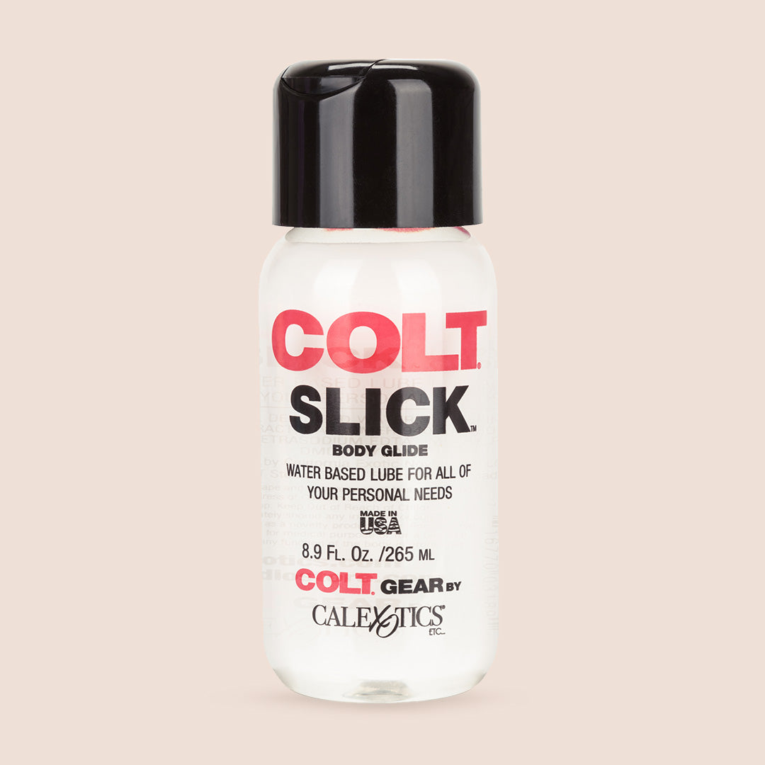 COLT Slick Lube Water-Based Personal Lubricant - Long Lasting, Hypoallergenic, pH Balanced for Men & Women - Perfect for Sensitive Skin, Massage, and Intimate Moments