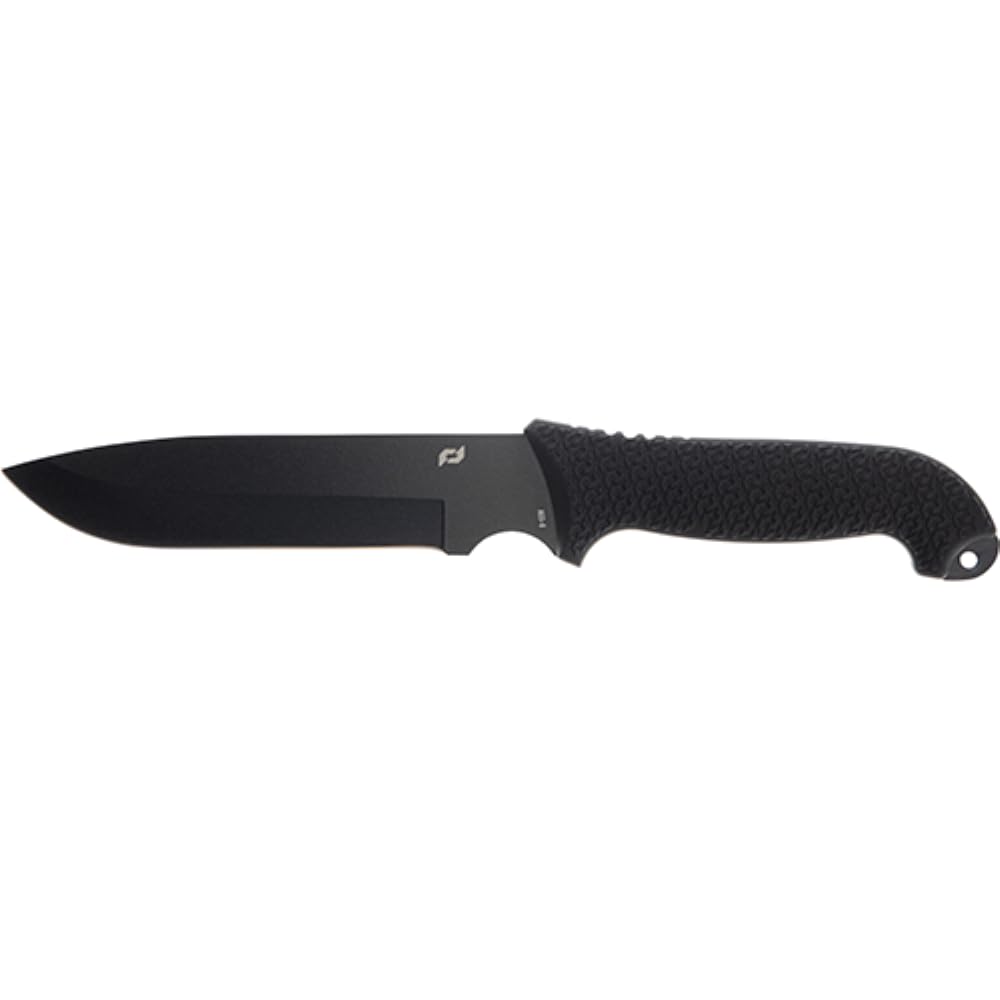 Schrade Delta Class Bedrock High Carbon Steel Fixed Blade Knife - 7 Inch Drop Point Blade for Bushcraft, Survival, Hunting & Outdoor Adventures | Durable Camping Knife with Sheath for Hiking, Fishing & Wilderness Survival
